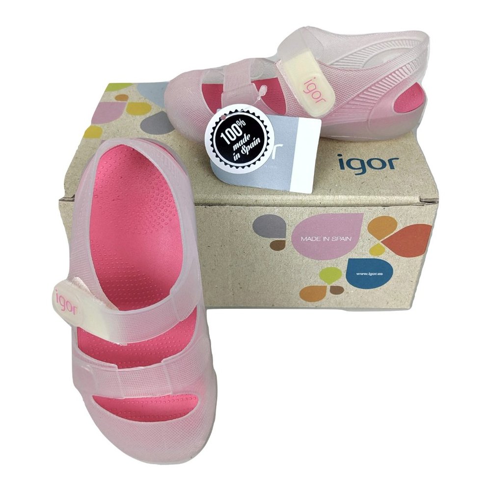Igor Kids Clear Bondi Jelly Sandals Water Shoes